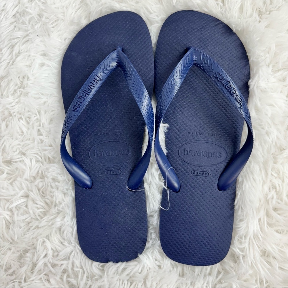 Havaianas Authentic Summer Flip Flops Thong
Sandals, Soft Rubber Blue Size 12